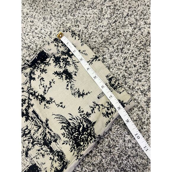 Country Wear Toile Pants 3X Linen Rayon Pull-On Cottagecore Coastal Grandma - Picture 7 of 8